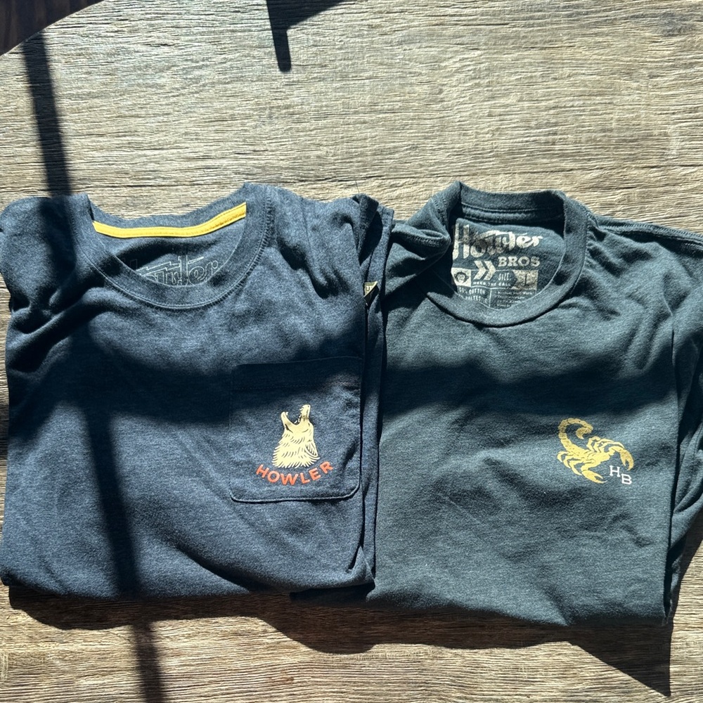 Howler Bros Tees -  lot of 2 men’s medium